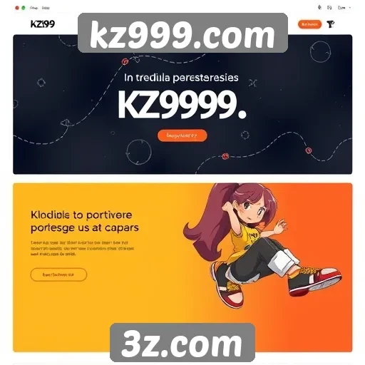 Evolução do design do kz999.com em suas plataformas